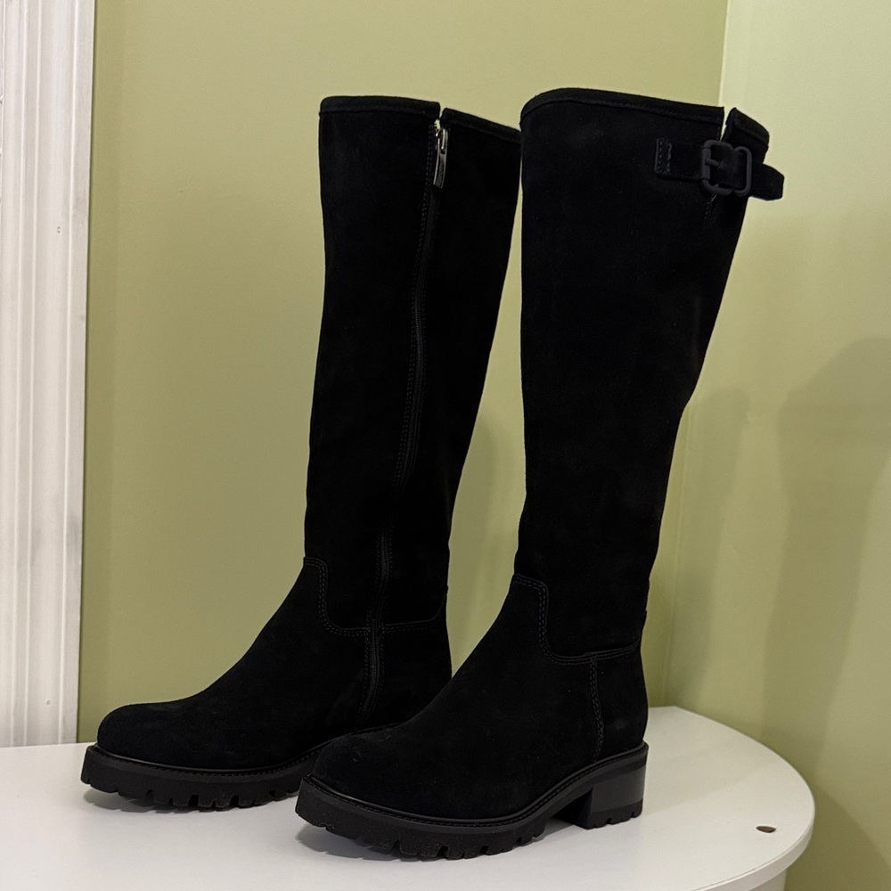 La CANADIENNE Black Over the Knee Boots size 5.5 women H8N3